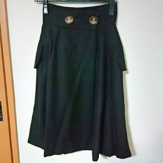 ヴィヴィアンウエストウッド(Vivienne Westwood)の【アオ様専用】Vivienne Westwood 巻きスカート 黒(ひざ丈スカート)