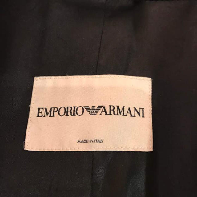 Emporio Armani(エンポリオアルマーニ)のAsaさま 専用アルマーニ Aラインコート レディースのジャケット/アウター(ロングコート)の商品写真