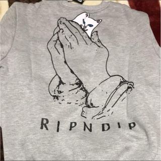 RIPNDIP リップンディップ　裏起毛スウェットトレーナー　値下げしました