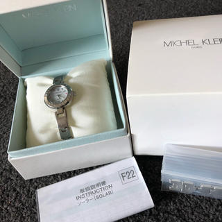 ミッシェルクラン(MICHEL KLEIN)のミッシェルクラン ソーラー電池 時計 箱付き(腕時計)