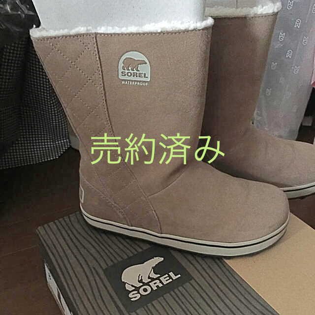 SOREL(ソレル)の売約済み    SORELのベージュブーツ レディースの靴/シューズ(ブーツ)の商品写真