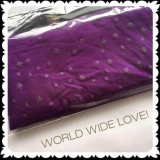 ワールドワイドラブ(WORLD WIDE LOVE!)のwwl!*未使用パープルレギンス2セット(レギンス/スパッツ)