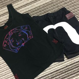 エビス(EVISU)の【EVISU】kids デニム& ladies タンク セット(パンツ/スパッツ)