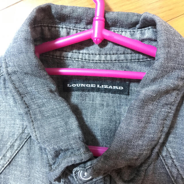 LOUNGE LIZARD(ラウンジリザード)の＊スナフキン様専用＊lounge lizard グレーシャツ メンズのトップス(シャツ)の商品写真