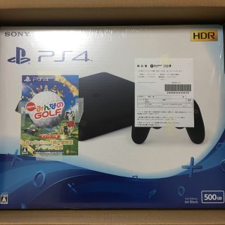 プレイステーション4(PlayStation4)の【新品】プレステ4 ジェットブラック 500GB CUH－2100AB01(家庭用ゲーム機本体)