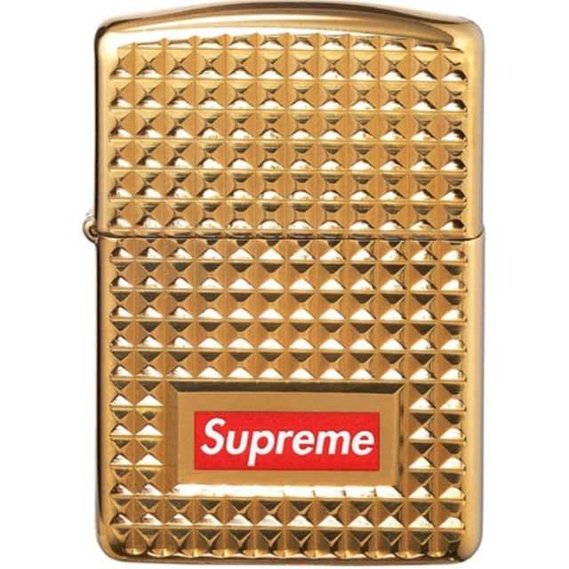 supreme Diamond Cut Zippo gold 17AW ジッポー-