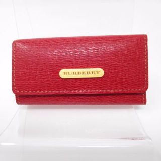 バーバリー(BURBERRY)の【正規品・鑑定済】美品　バーバリー　3連　キーケース(キーケース)