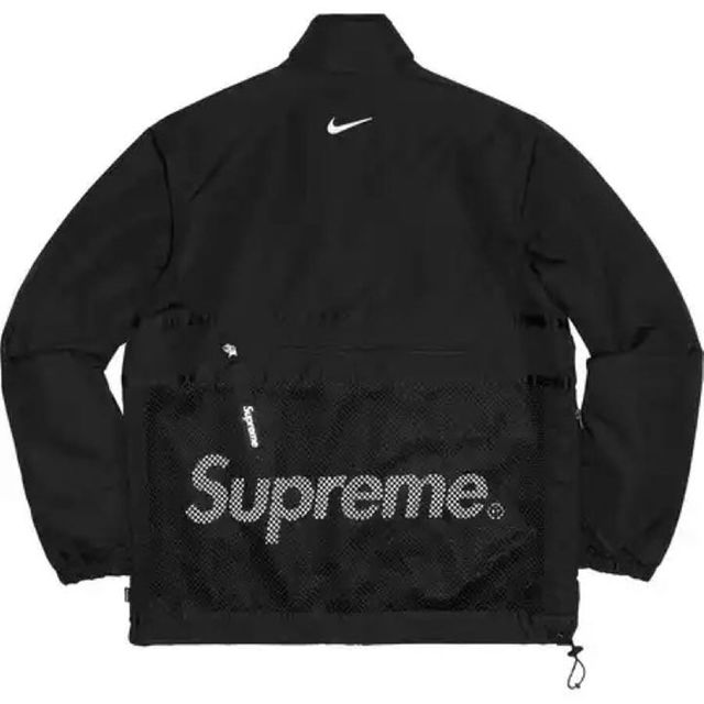 supreme nike trail running jacket 黒 s