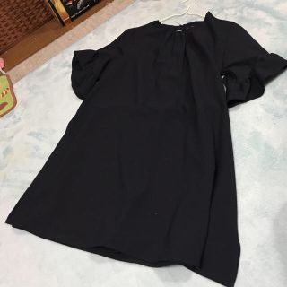 ザラ(ZARA)のZARABASIC ズボンワンピース(ミニワンピース)