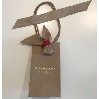 バーバリー(BURBERRY)のバーバリー ショッパー リボン付き(ショップ袋)