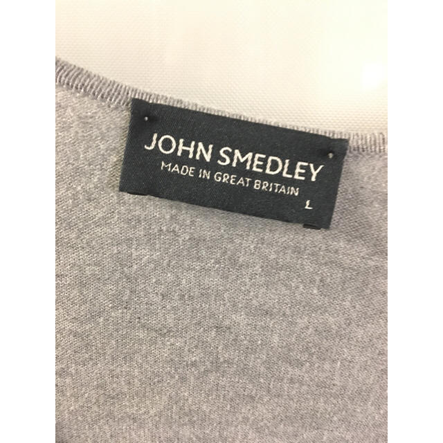 JOHN SMEDLEY(ジョンスメドレー)のさっこ様専用 JOHN SMEDLEY  コットンVネックニット レディースのトップス(ニット/セーター)の商品写真