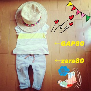 ザラキッズ(ZARA KIDS)のコーデ売り②♡GAP×zara♡(その他)