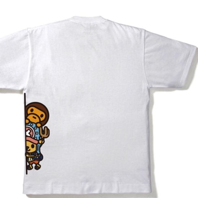 A BATHING APE(アベイシングエイプ)のAPE×ONE PIECE コラボＴ 白 Ｌ ２枚セット メンズのトップス(その他)の商品写真