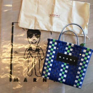 マルニ(Marni)のタイムセール本日24時まで★marniマルニピクニックバッグ(かごバッグ/ストローバッグ)