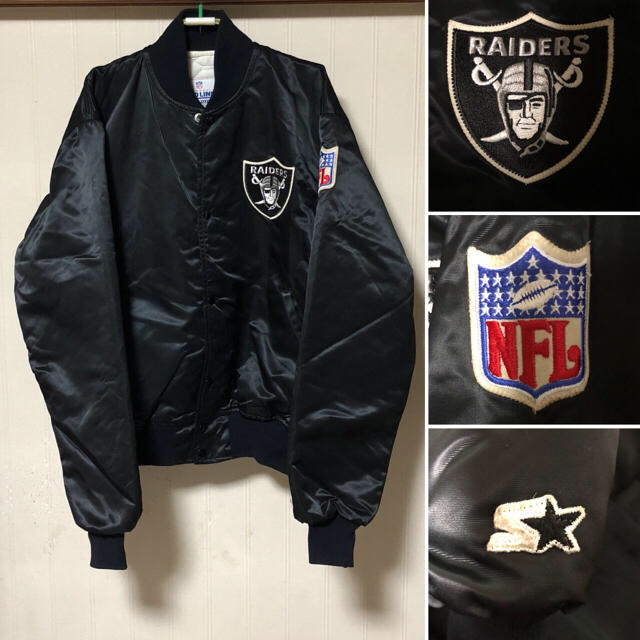 USA製 NFL RAIDERS レイダース スタジャン スターターの通販 by