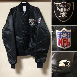 USA製 NFL RAIDERS レイダース スタジャン スターターの通販 by ...