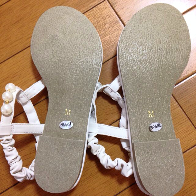 神戸レタス(コウベレタス)のパールトングサンダル♡神戸レタス レディースの靴/シューズ(サンダル)の商品写真
