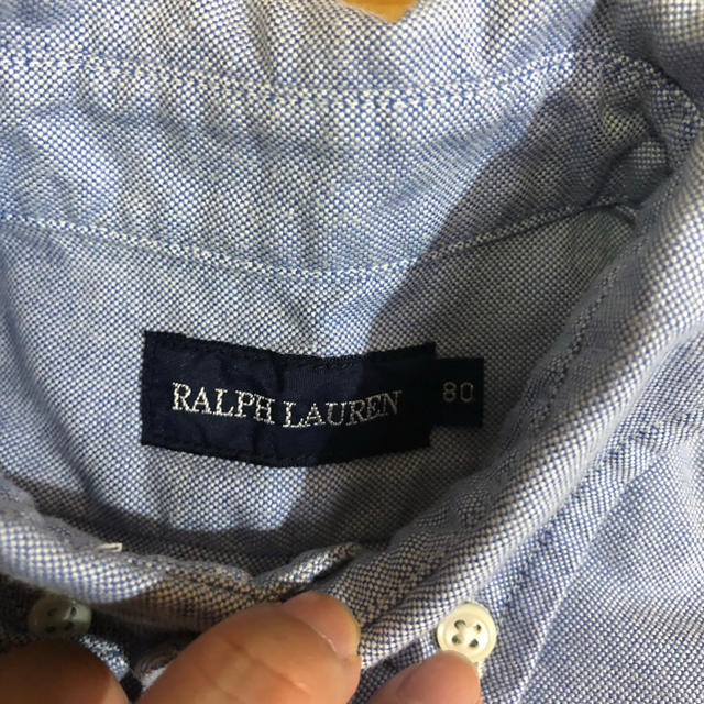 POLO RALPH LAUREN(ポロラルフローレン)のラルフローレン 80 ダンガリーシャツ キッズ/ベビー/マタニティのベビー服(~85cm)(シャツ/カットソー)の商品写真