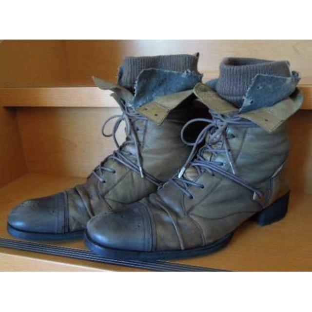 alfredoBANNISTER(アルフレッドバニスター)のアルフレッドバニスター レイヤードブーツ　サイズ41  メンズの靴/シューズ(ブーツ)の商品写真