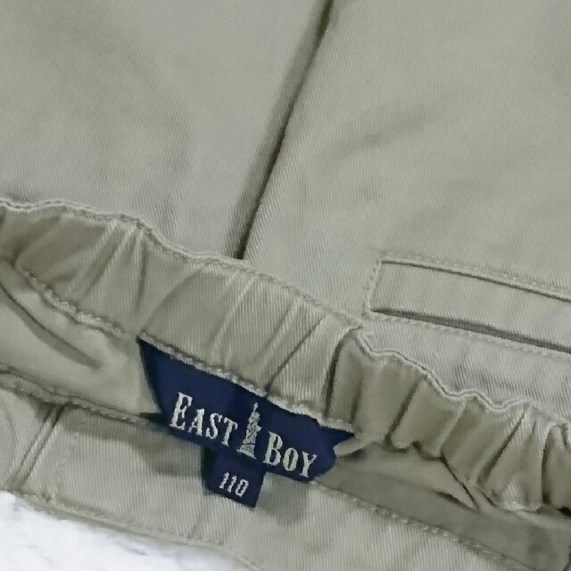 EASTBOY(イーストボーイ)のEAST BOY  チノスカート110 キッズ/ベビー/マタニティのキッズ服女の子用(90cm~)(スカート)の商品写真