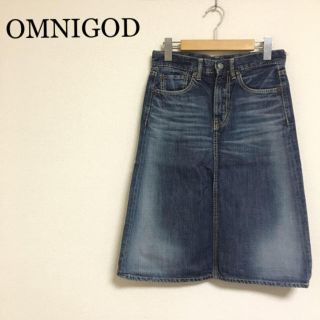 オムニゴッド(OMNIGOD)のSHIMO SHIMO様専用 OMNIGOD デニムスカート(ひざ丈スカート)