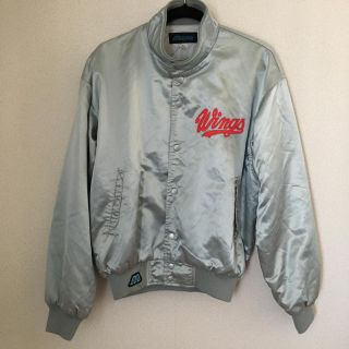 80s 90s Mizuno ミズノ レザースタジャン