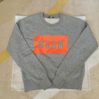 エムエスジイエム(MSGM)のMSGM  トレーナー  グレー XS(トレーナー/スウェット)