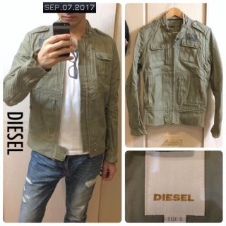 ディーゼル(DIESEL)のDIESELミリタリージャケットフライトジャケット送料込(フライトジャケット)