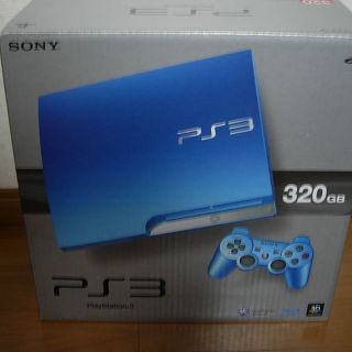 プレイステーション3(PlayStation3)の☆★限定品☆超美品★☆プレイステーション３ 320Ｇ ブルー★☆(家庭用ゲーム機本体)