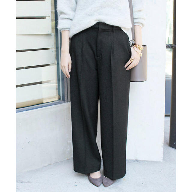 SLOBE IENA - 新品✨イエナ✨ウォッシャブルイージータックワイドパンツ