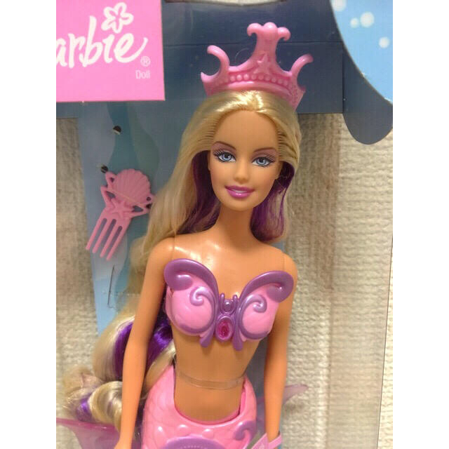 Barbie(バービー)のSëri様ようバービー 人魚 ピンクとブルー🧜‍♀️ キッズ/ベビー/マタニティのおもちゃ(ぬいぐるみ/人形)の商品写真