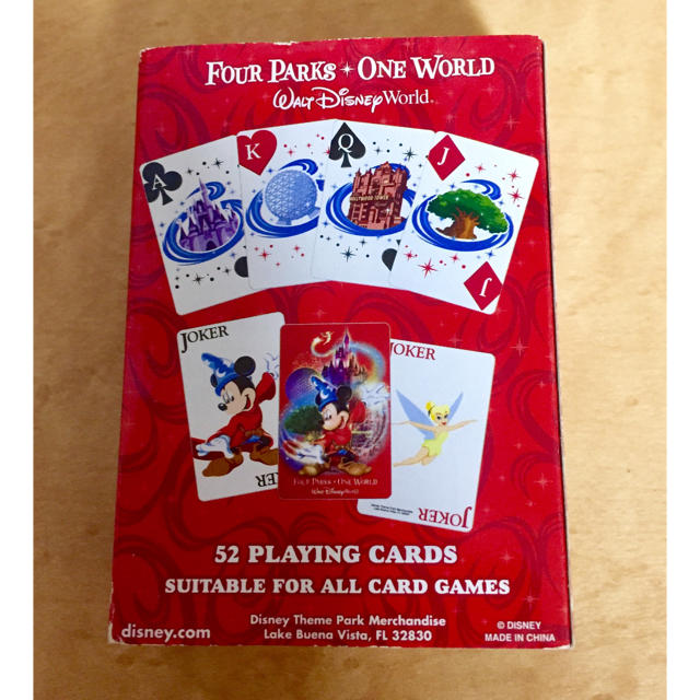 Disney(ディズニー)の値下げ WDW 限定♪トランプ☆ エンタメ/ホビーのテーブルゲーム/ホビー(トランプ/UNO)の商品写真