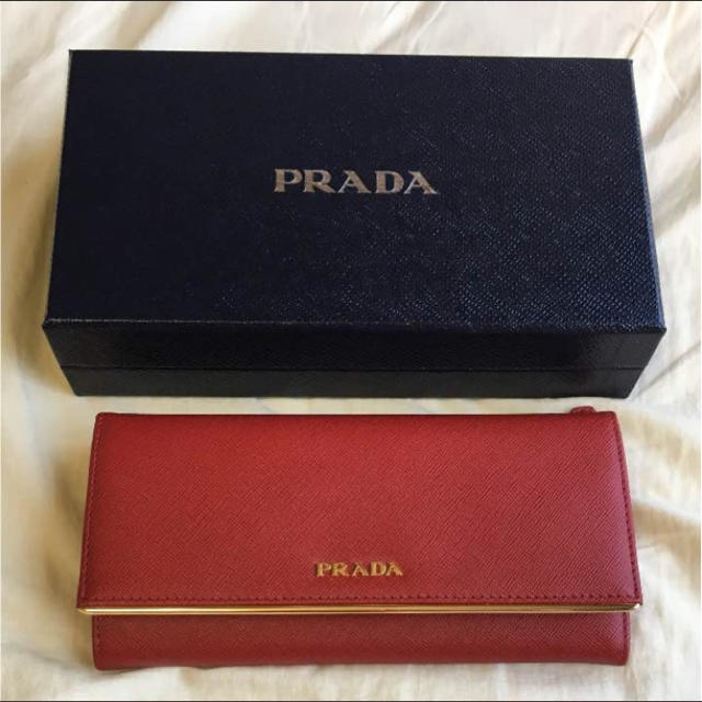 PRADA 長財布 赤(プラダ) PRADA 長財布 赤(プラダ)