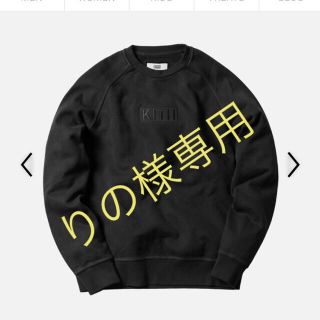 シュプリーム(Supreme)のKITH CLASSIC LOGO CREWNECK  黒 L  納品書付き新品(スウェット)