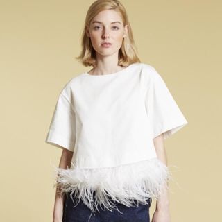 ルシェルブルー(LE CIEL BLEU)の16AW LE CIEL BLUEルシェルブルー フェザートップス(カットソー(半袖/袖なし))