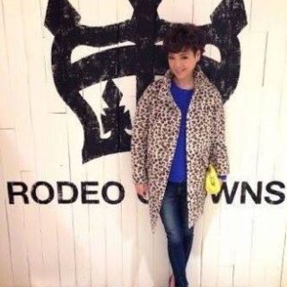 ロデオクラウンズ(RODEO CROWNS)のロデオ レオパードコート(ピーコート)