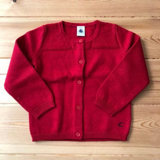 プチバトー(PETIT BATEAU)の✳︎プチバトー コットンウール カーディガン 24m✳︎(カーディガン/ボレロ)