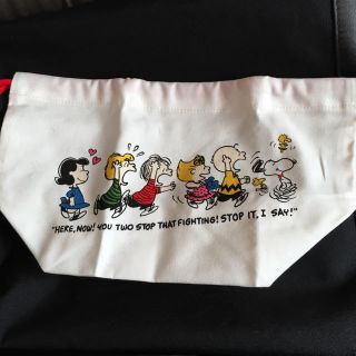 スヌーピー(SNOOPY)のスヌーピー ランチバッグ 巾着(ランチボックス巾着)