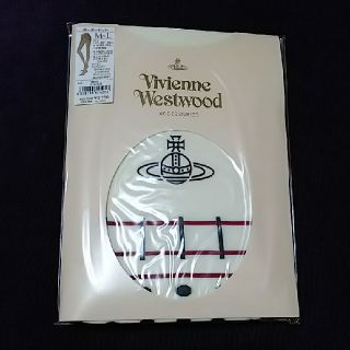 ヴィヴィアンウエストウッド(Vivienne Westwood)のVivienne Westwood ★厚地タイツ★定価2730円★オフホワイト(タイツ/ストッキング)