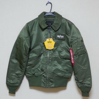 アルファインダストリーズ(ALPHA INDUSTRIES)の【新品】アルファ CWU-45P TIGHT【MA-1後継モデル★Msize】(フライトジャケット)