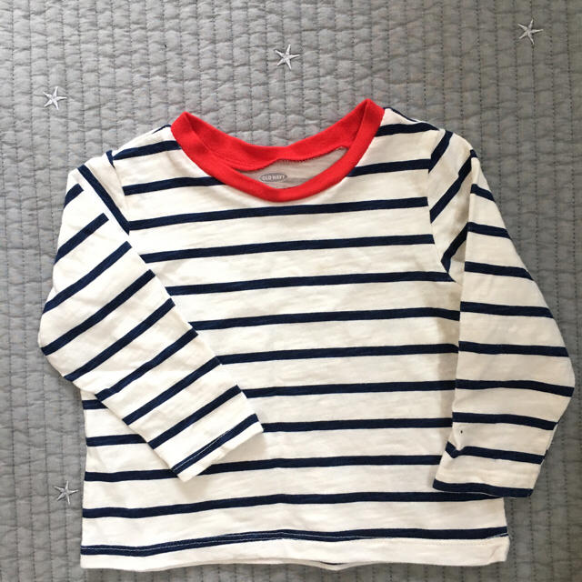 Old Navy(オールドネイビー)のOLD NAVY オールドネイビー ボーダー ロンT キッズ/ベビー/マタニティのベビー服(~85cm)(シャツ/カットソー)の商品写真