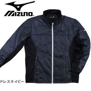 ミズノ(MIZUNO)の新品タグ付!送料込!【MIZUNOミズノ】ブレスサーモ中綿ブルゾン発熱防寒S紺(その他)