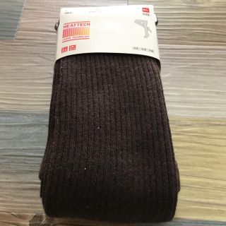 ユニクロ(UNIQLO)のUNIQLO ユニクロ ヒートテック ニットタイツ ブラウン M/L(タイツ/ストッキング)