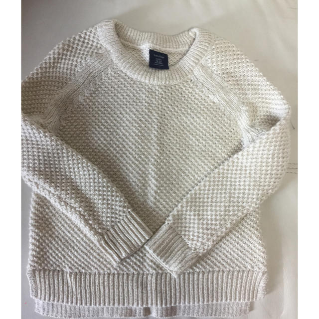 GAP(ギャップ)のGAP ラメ入りセーター キッズ/ベビー/マタニティのキッズ服女の子用(90cm~)(ニット)の商品写真