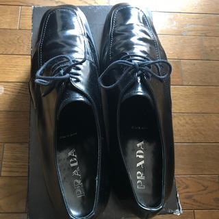 プラダ(PRADA)の美品⭐︎プラダ 43 革靴 黒(ドレス/ビジネス)