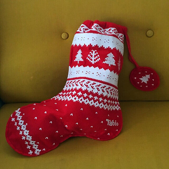 靴下屋(クツシタヤ)の靴下屋 Tabio クリスマスデザイン ショッパー2枚 レディースのバッグ(ショップ袋)の商品写真