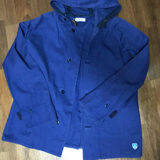 オーシバル(ORCIVAL)のORCIVAL cotton coat ブルー サイズ4(Lサイズ)(ナイロンジャケット)