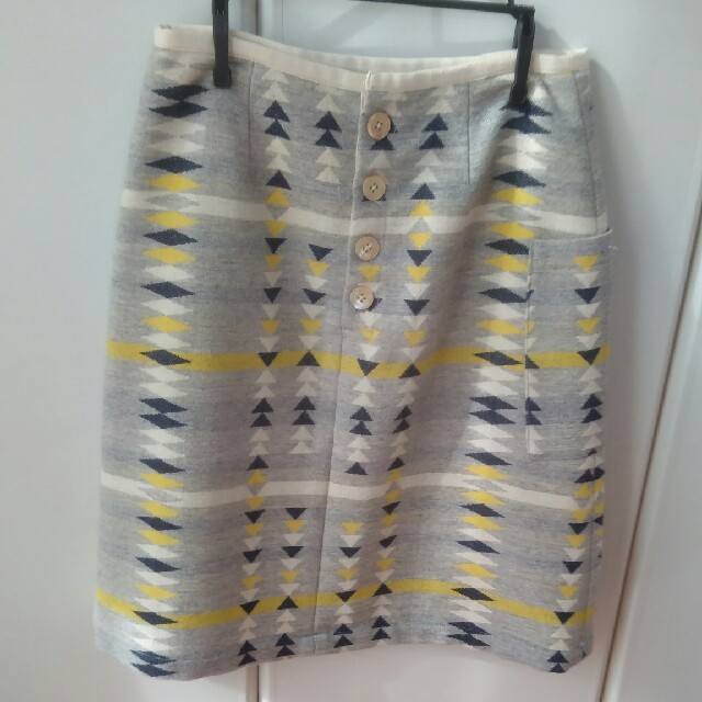 LA MARINE FRANCAISE(マリンフランセーズ)のマリンフランセーズ　ウールスカート レディースのスカート(ひざ丈スカート)の商品写真