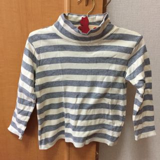 ムジルシリョウヒン(MUJI (無印良品))の無印良品 ボーダータートルネック(Tシャツ/カットソー)