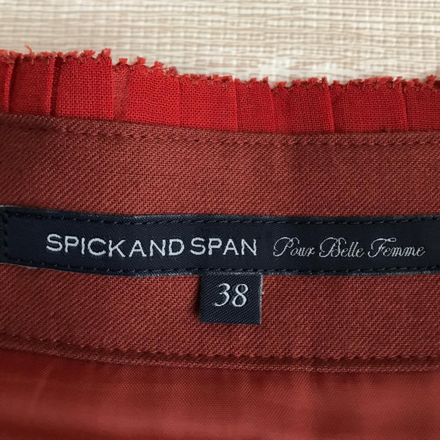 Spick & Span(スピックアンドスパン)のスピック プリーツスカート シフォン ひざ丈 レディースのスカート(ひざ丈スカート)の商品写真